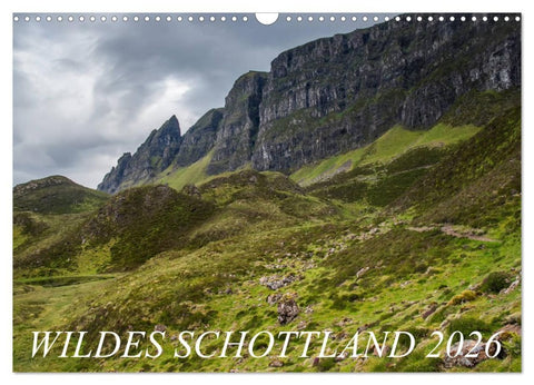 Wildes Schottland 2026 (Wandkalender 2026 DIN A3 quer), CALVENDO Monatskalender