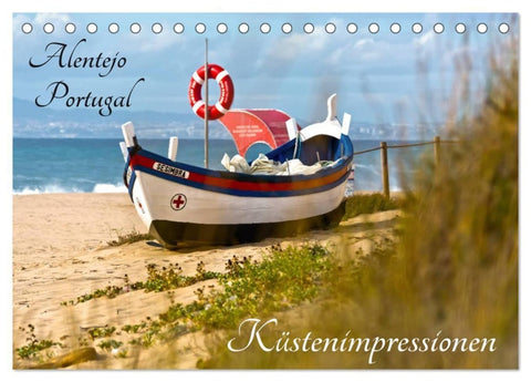 Alentejo Portugal - Küstenimpressionen (Tischkalender 2027 DIN A5 quer), CALVENDO Monatskalender