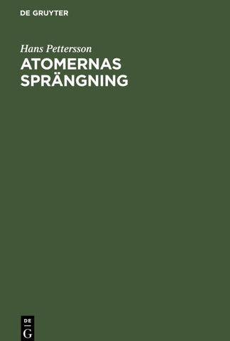 Atomernas Sprängning