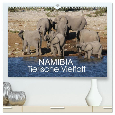 Namibia - Tierische Vielfalt (hochwertiger Premium Wandkalender 2027 DIN A2 quer), Kunstdruck in Hochglanz