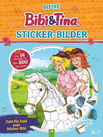 Meine Bibi & Tina Sticker-Bilder - Stickern nach Zahlen