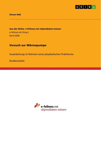 Versuch zur Wärmepumpe