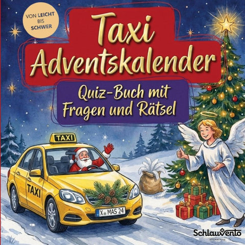 Taxi-Adventskalender: Quiz-Buch mit Fragen und Rätsel