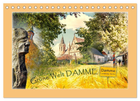 Grüne Welt DAMME (Tischkalender 2027 DIN A5 quer), CALVENDO Monatskalender