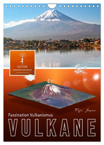 Vulkane - Faszination Vulkanismus (Wandkalender 2027 DIN A4 hoch), CALVENDO Monatskalender