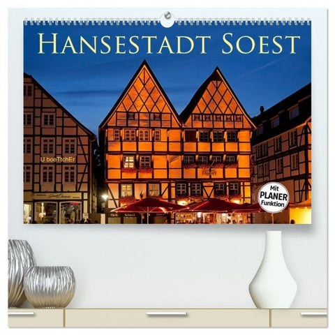 Hansestadt Soest (hochwertiger Premium Wandkalender 2026 DIN A2 quer), Kunstdruck in Hochglanz
