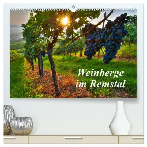 Weinberge im Remstal (hochwertiger Premium Wandkalender 2027 DIN A2 quer), Kunstdruck in Hochglanz