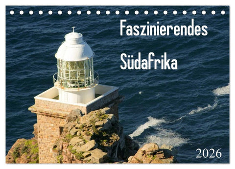Faszinierendes Südafrika (Tischkalender 2026 DIN A5 quer), CALVENDO Monatskalender