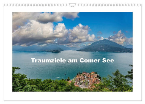 Traumziele am Comer See (Wandkalender 2027 DIN A3 quer), CALVENDO Monatskalender