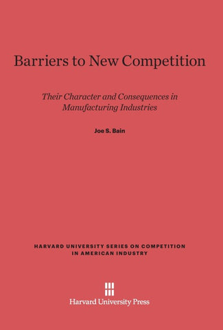 Barriers to New Competition