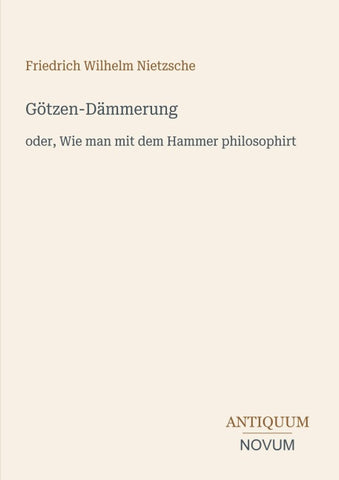 Götzen-Dämmerung