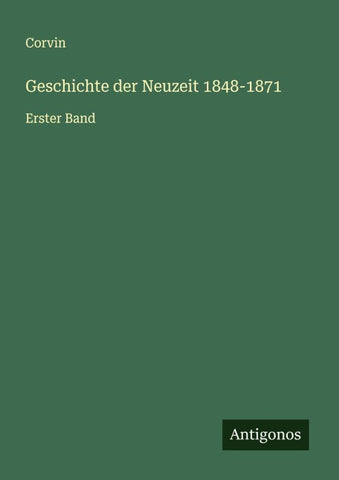 Geschichte der Neuzeit 1848-1871