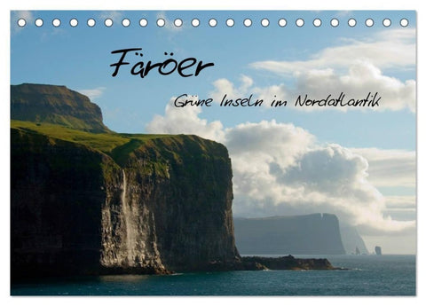 Färöer (Tischkalender 2027 DIN A5 quer), CALVENDO Monatskalender