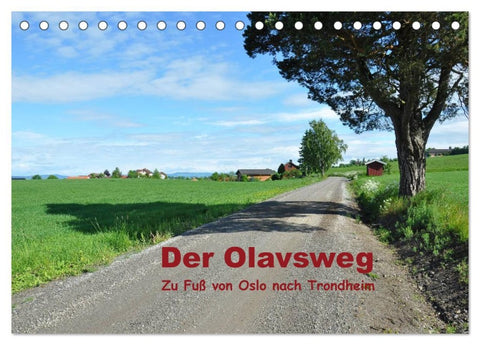 Der Olavsweg (Tischkalender 2026 DIN A5 quer), CALVENDO Monatskalender