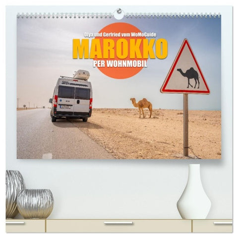 MAROKKO per WOHNMOBIL (hochwertiger Premium Wandkalender 2027 DIN A2 quer), Kunstdruck in Hochglanz