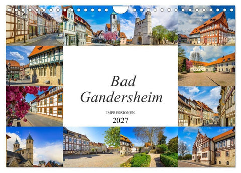 Bad Gandersheim Impressionen (Wandkalender 2027 DIN A4 quer), CALVENDO Monatskalender