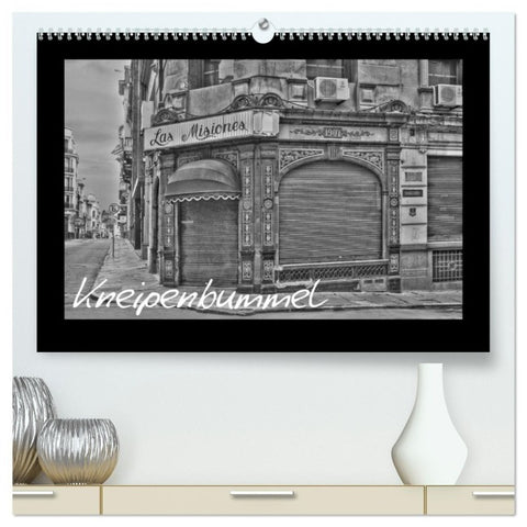 Kneipenbummel (hochwertiger Premium Wandkalender 2027 DIN A2 quer), Kunstdruck in Hochglanz