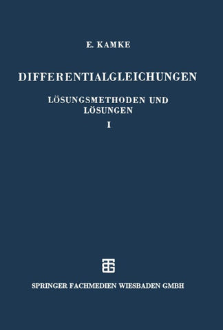 Differentialgleichungen Lösungsmethoden und Lösungen