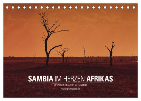 SAMBIA IM HERZEN AFRIKAS (Tischkalender 2027 DIN A5 quer), CALVENDO Monatskalender