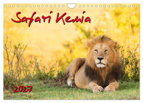 Safari Kenia (Wandkalender 2027 DIN A4 quer), CALVENDO Monatskalender