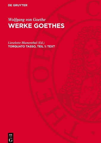 Torquato Tasso, Teil 1: Text