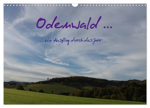 Odenwald ... ein Ausflug durch das Jahr (Wandkalender 2026 DIN A3 quer), CALVENDO Monatskalender