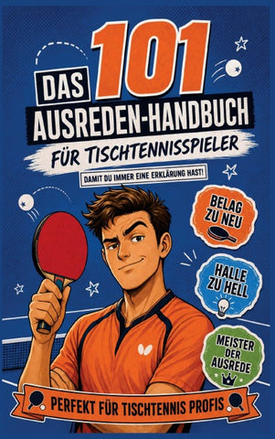 Das 101 Ausreden Handbuch für Tischtennis Spieler