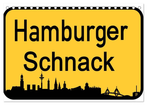 Hamburger Schnack (Tischkalender 2026 DIN A5 quer), CALVENDO Monatskalender