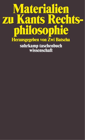 Materialien zu Kants Rechtsphilosophie