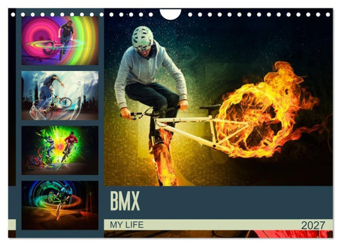 BMX My Life (Wandkalender 2027 DIN A4 quer), CALVENDO Monatskalender