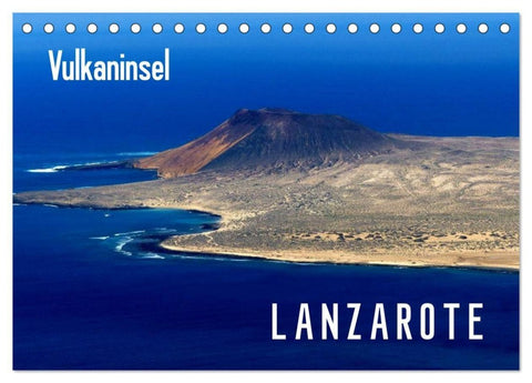 Vulkaninsel Lanzarote (Tischkalender 2027 DIN A5 quer), CALVENDO Monatskalender