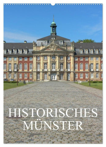 Historisches Münster (Wandkalender 2027 DIN A2 hoch), CALVENDO Monatskalender