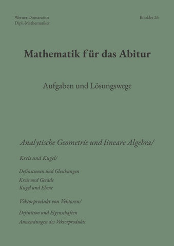 Mathematik für das Abitur
