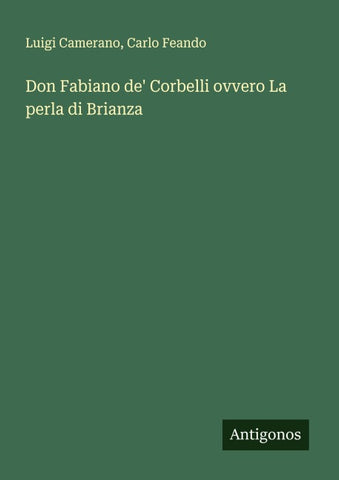 Don Fabiano de' Corbelli ovvero La perla di Brianza