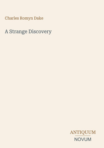 A Strange Discovery