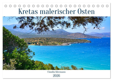 Kretas malerischer Osten (Tischkalender 2026 DIN A5 quer), CALVENDO Monatskalender