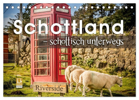 Schottland - schottisch unterwegs (Tischkalender 2027 DIN A5 quer), CALVENDO Monatskalender