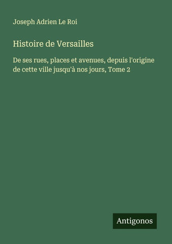 Histoire de Versailles