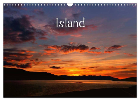 Island (Wandkalender 2027 DIN A3 quer), CALVENDO Monatskalender