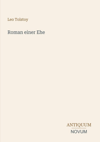 Roman einer Ehe