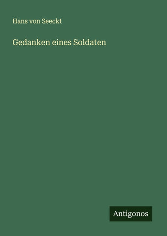 Gedanken eines Soldaten