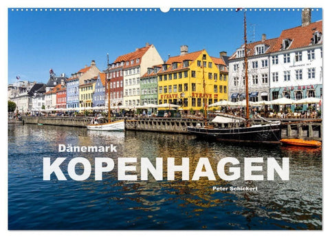 Dänemark - Kopenhagen (Wandkalender 2027 DIN A2 quer), CALVENDO Monatskalender