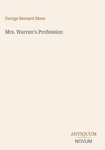 Mrs. Warren's Profession