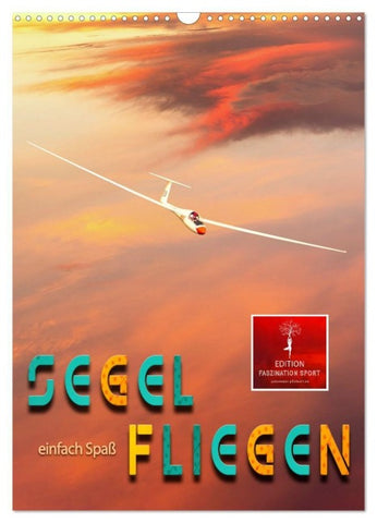 Segelfliegen - einfach Spaß (Wandkalender 2027 DIN A3 hoch), CALVENDO Monatskalender