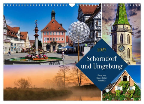 Schorndorf und Umgebung (Wandkalender 2027 DIN A3 quer), CALVENDO Monatskalender