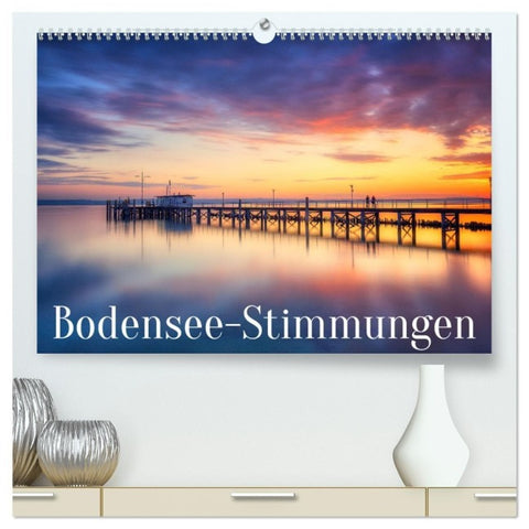 Bodensee-Stimmungen (hochwertiger Premium Wandkalender 2027 DIN A2 quer), Kunstdruck in Hochglanz