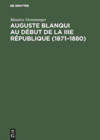 Auguste Blanqui au début de la IIIe République (1871–1880)