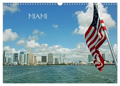 MIAMI (Wandkalender 2026 DIN A3 quer), CALVENDO Monatskalender