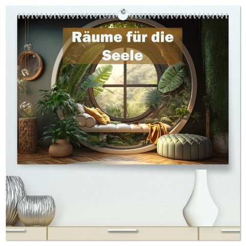 Räume für die Seele (hochwertiger Premium Wandkalender 2027 DIN A2 quer), Kunstdruck in Hochglanz