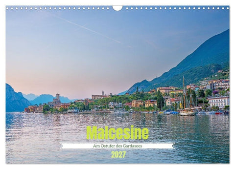 Malcesine - Am Ostufer des Gardasees (Wandkalender 2027 DIN A3 quer), CALVENDO Monatskalender